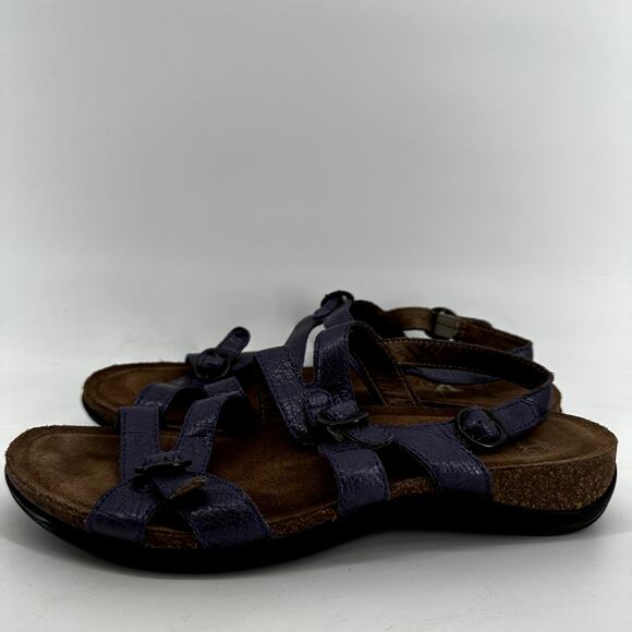 Dansko Jameson Sporty Trail Sandals Strappy Buckle Leather Purple EU 40 US 9 - Picture 4 of 7